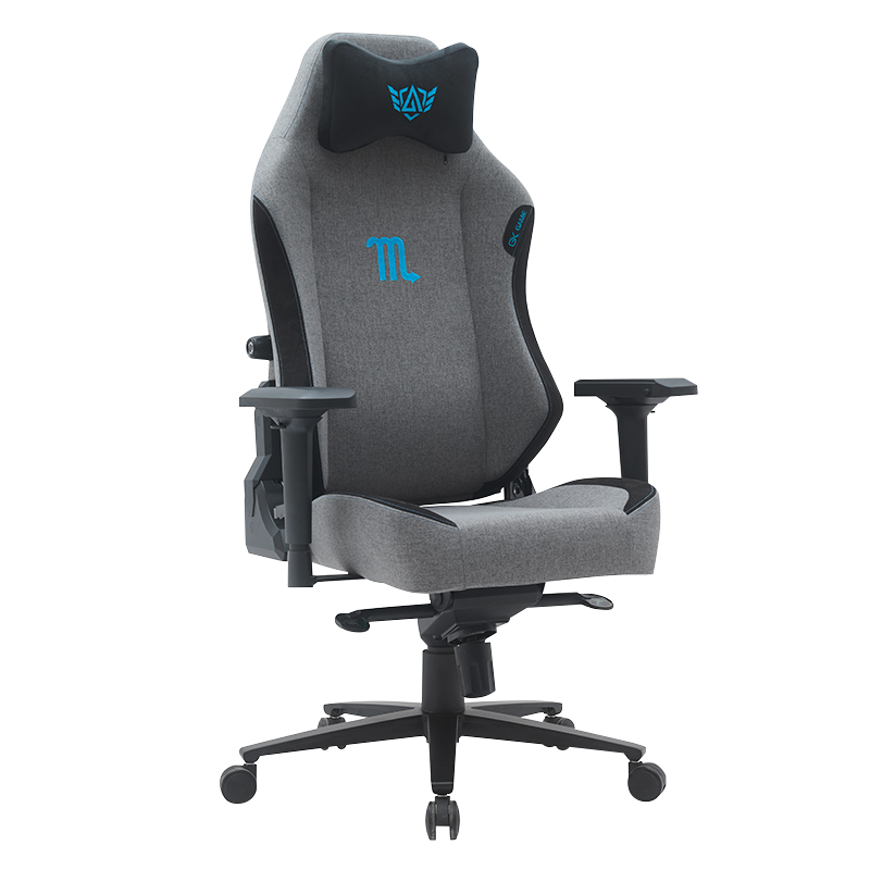 Ghế chơi game vải gối cổ thu hút nam châm (D-8107)