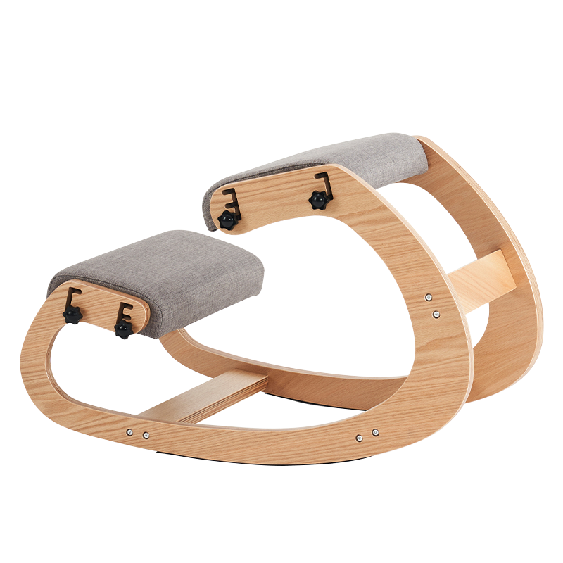 Ghế văn phòng quỳ bọc nệm màu xám (Y-C33)