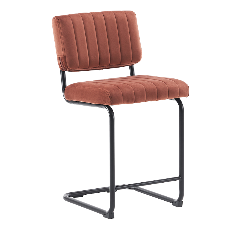 Ghế đẩu lưng thấp Camel Velvet (Y-C02)