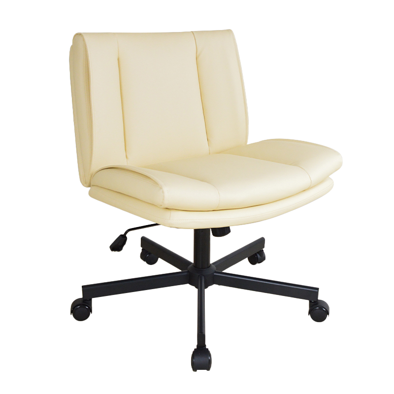 Ghế văn phòng tại nhà bọc nệm giải trí rộng rãi PU không có tay vịn (X-5146)