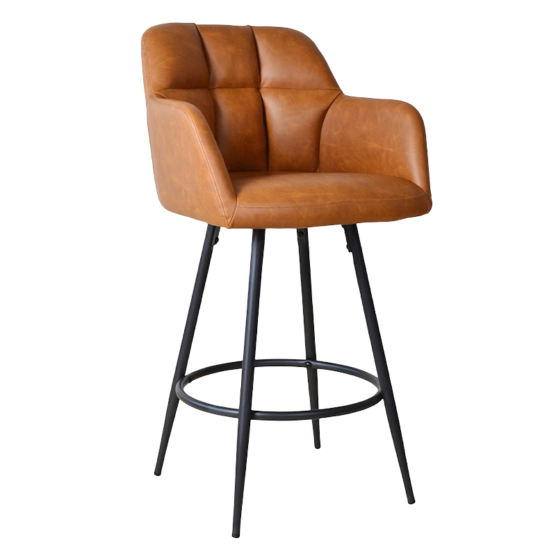 Ghế đẩu lưng thấp PU (X-5117B)