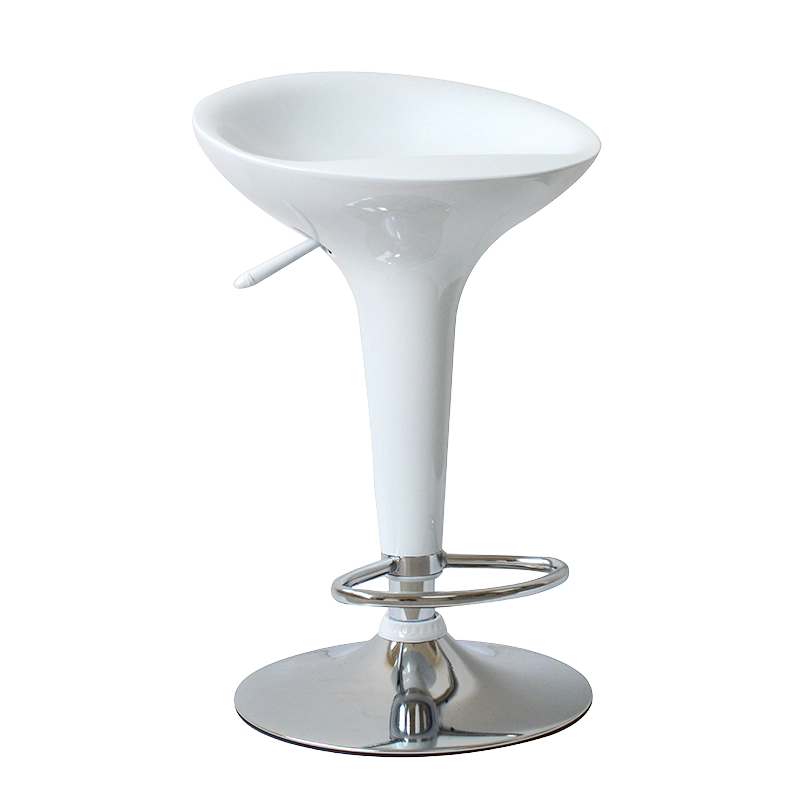 Ghế đẩu xoay nâng bằng nhựa ABS màu trắng (GY-901)